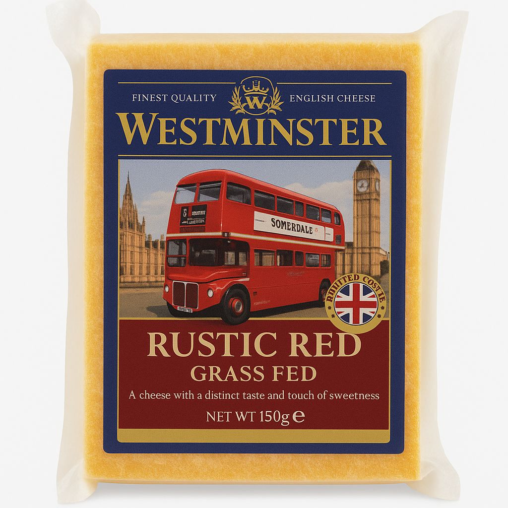 جبن راستيك أحمر وست منستر - 150 جرام