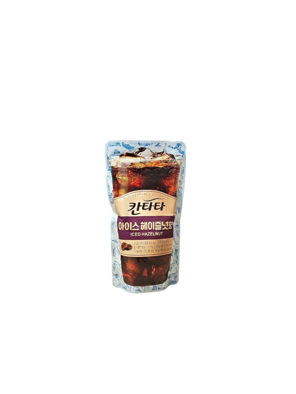 قهوة كانتاتا المثلجة بنكهة البندق – 230 مل