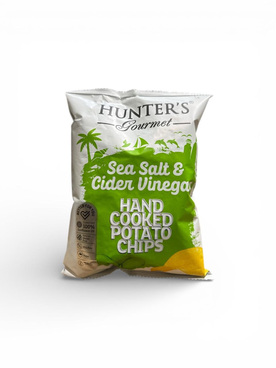 رقائق بطاطس ملح بحري وخل التفاح-125جم