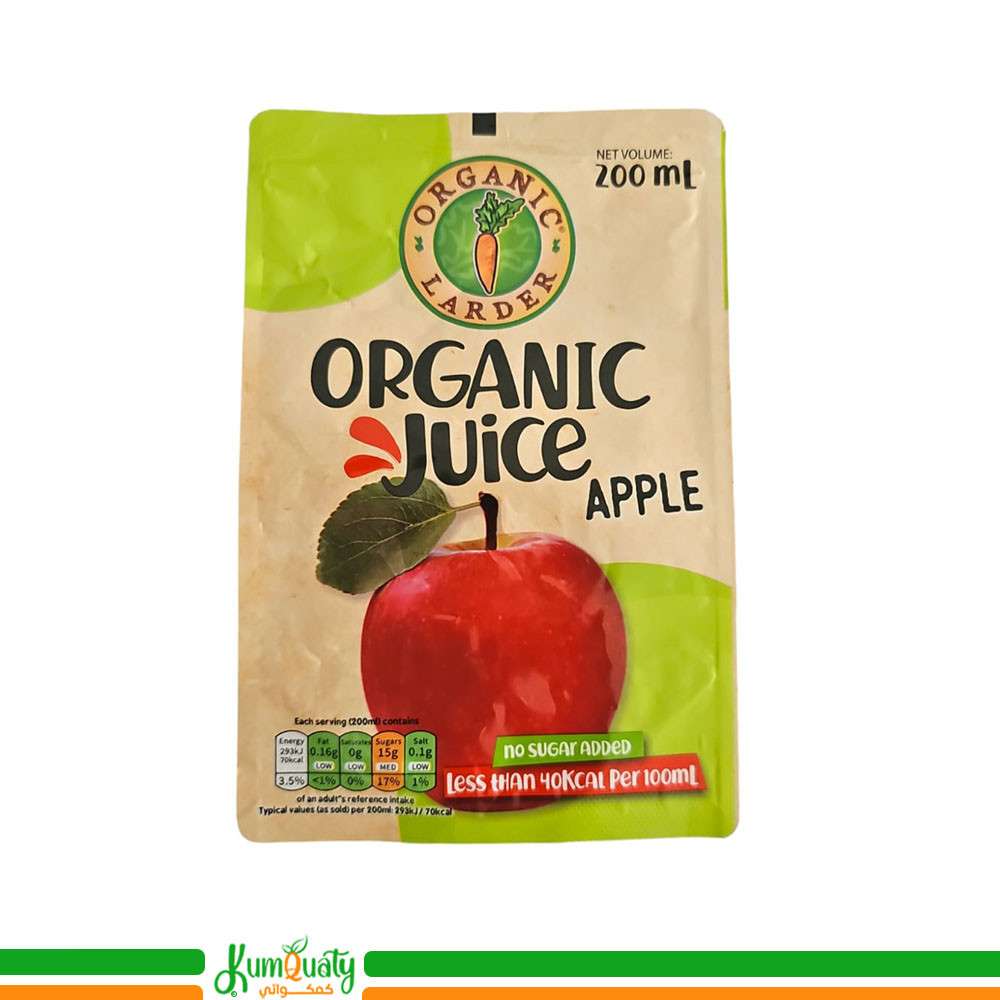 عصير التفاح العضوي