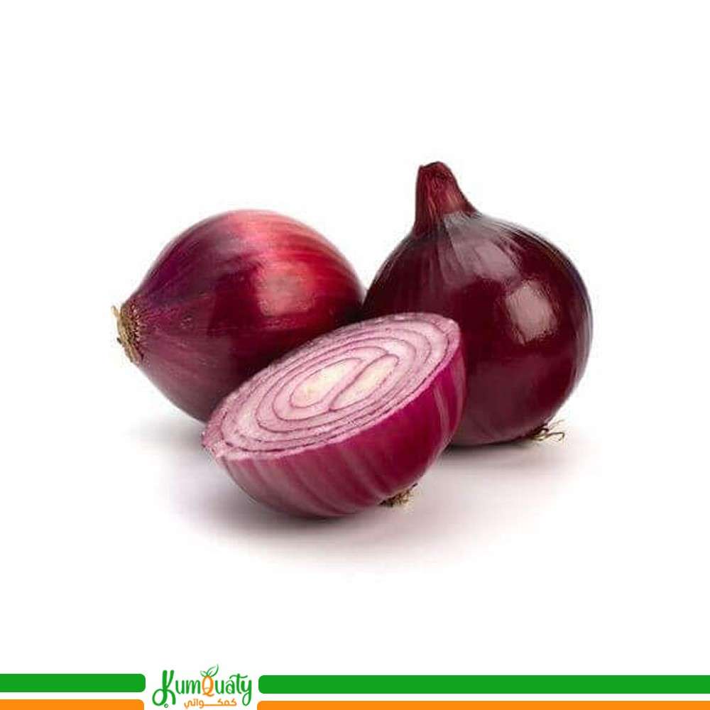 بصل احمر مصري 5 كيلو تقريبا